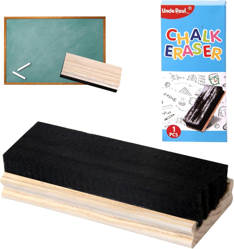 OSOPOLA Chalkboard Eraser - Campus Style Pine Wood Blackboard Cleaner Engravable College Styled DIY Gift - Image 1